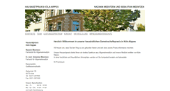 Desktop Screenshot of hausarzt-koeln-nippes.de
